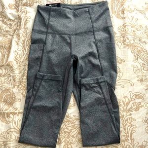 Member’s Mark Women’s Small Everyday Ankle Pocket Legging Yoga Pant Gray NWT